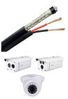 Composite RG6/U CCTV Coaxial Cable With 95% CCA High Shield Coverage with Power