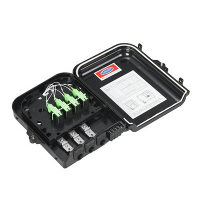 8 Core Fiber Optical Terminal Box with ABS+PC Material and Mini PLC Splitter for Fttx Networks