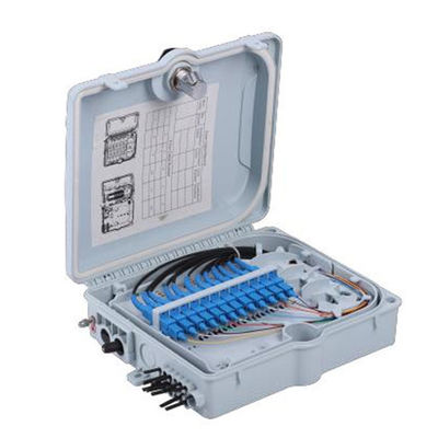 12 Core Fiber Optical Terminal Box with ABS+PC Material and Mini PLC Splitter for Fttx Networks