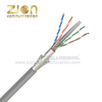 SF/UTP CAT6 Network Cable with 0.57mm Copper Conductor and LSZH Jacket CPR Certified for High-Speed Networking