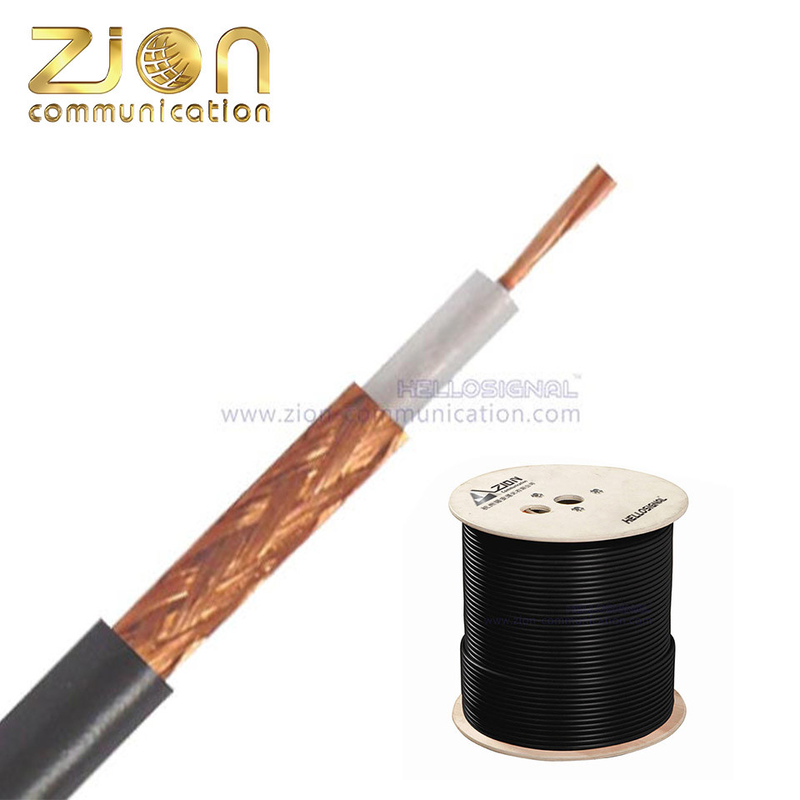 RG8X 50ohm coaxial cable Copper Inner Conductor, Solid PE, Nom. 3.50mm Copper with PVC 50ohm coaxial cable