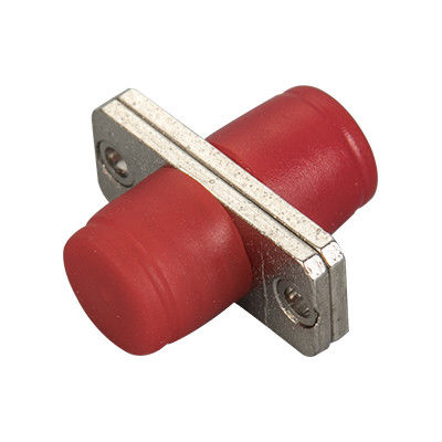 FC SX Welding Symmetry Fiber Optic Adapter with Rectangle Flange and Ceramic or Metal Sleeve