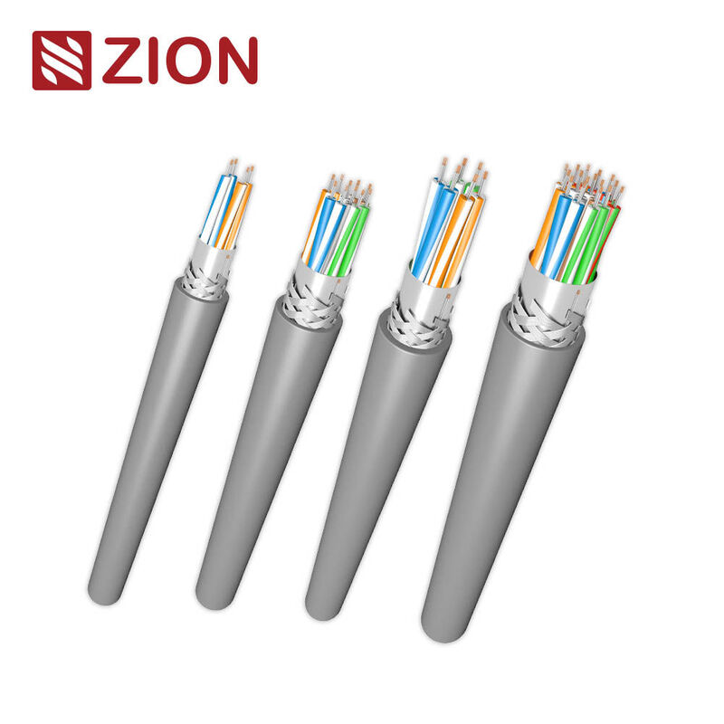 28AWG Foil+Braid Shield 120Ω Industrial Communication Cable for RS485/RS232 Data Transmission