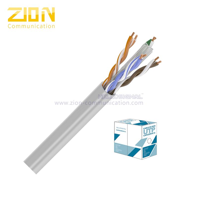 U/UTP CAT6 Network Cable with 4 Pairs CCA Conductor for High-Speed Ethernet and LAN Connectivity