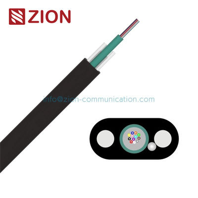 FTTH GYFXBY 1 2 4 6 8 แกนสายเคเบิลใยแก้วนำแสงในร่มกลางแจ้งพร้อม FRP ไม่ใช่โลหะ