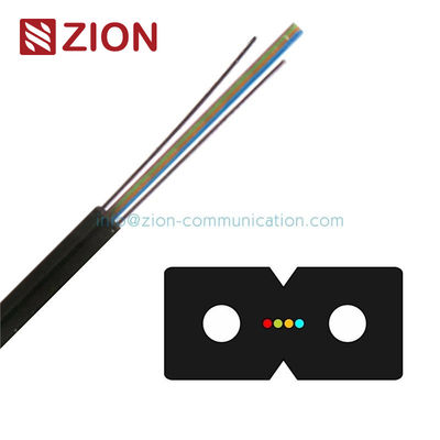GJXFDH / GJXDH สายเคเบิล FTTH วางสายริบบิ้นไฟเบอร์ 2.0x4.0 LSZH