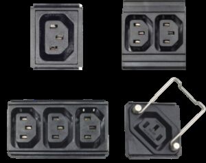 โมดูลซ็อกเก็ต PDU พร้อม IEC C13/C19/C20, ประเภทซ็อกเก็ตทั่วโลก และซ็อกเก็ตอุตสาหกรรม IEC 60309 สำหรับการปรับแต่ง Rack PDU
